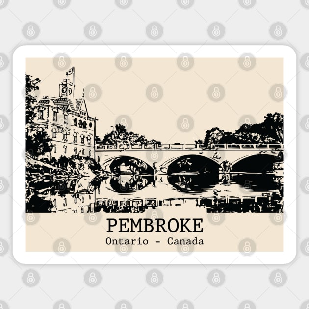 Pembroke - Ontario Magnet by Lakeric